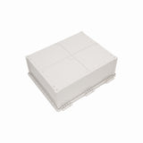 Boxco Q-Series 15.75 x 19.69 x 7.87 Inches(400 x 500 x 200mm) Plastic Enclosure, IP67, IK08, PC, Grey Cover, Plastic Hinge and Latch Type - PHOTO 2