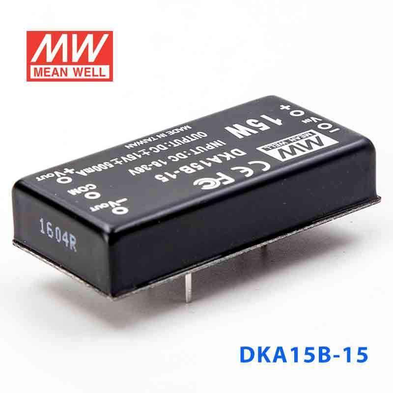 Mean Well DKA15B-15 DC-DC Converter - 15W - 18~36V in ±15V out - PHOTO 1