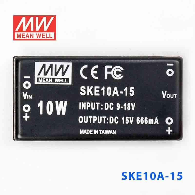 Mean Well SKE10A-15 DC-DC Converter - 10W - 9~18V in 15V out - PHOTO 2