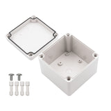Boxco S-Series 4.92 x 4.92 x 3.94 Inches(125x125x100mm) Plastic Enclosure, IP67, IK08, PC, Grey Cover, Screw Type - PHOTO 3