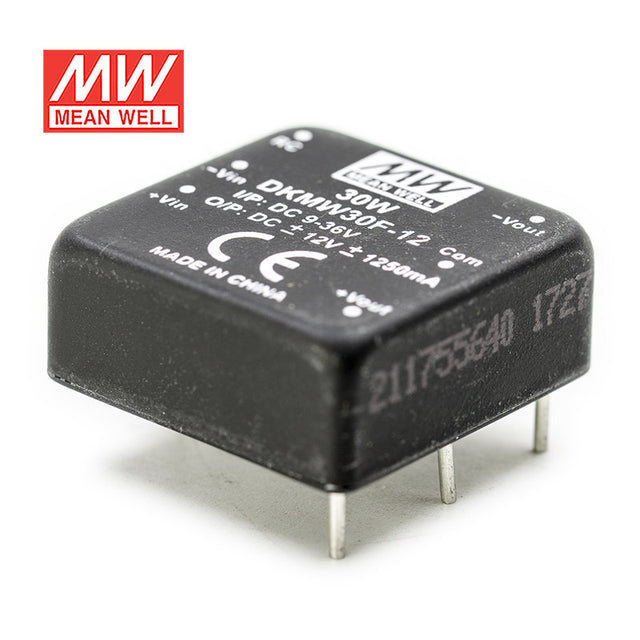 Mean Well DKMW30F-12 DC-DC Converter - 30W - 9~36V in ±12V out