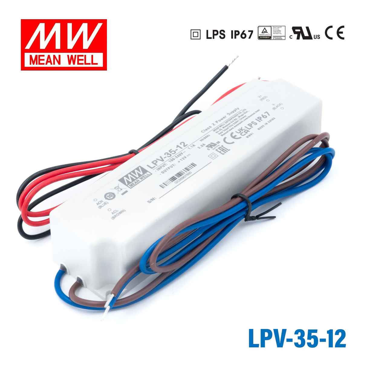 Mean Well LPV-35-12 Power Supply 35W 12V