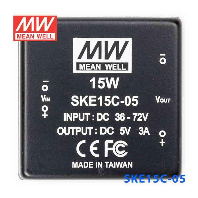 Mean Well SKE15C-05 DC-DC Converter - 15W - 36~72V in 5V out - PHOTO 2