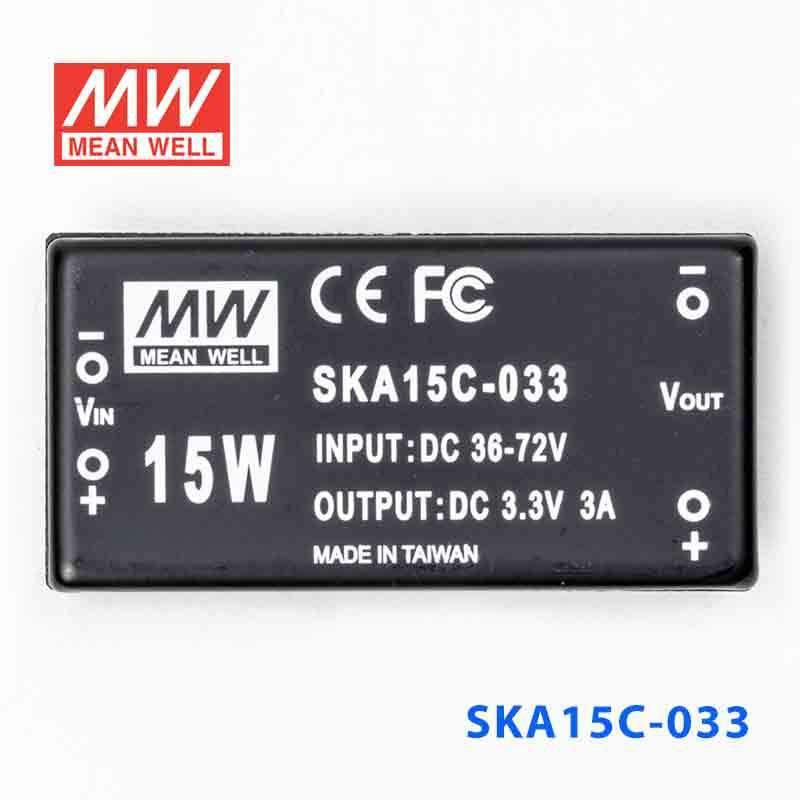 Mean Well SKA15C-033 DC-DC Converter - 15W - 36~72V in 3.3V out 3A - PHOTO 2