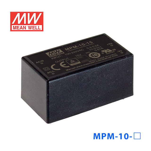 Mean Well MPM-10-12 Power Supply 10W 12V