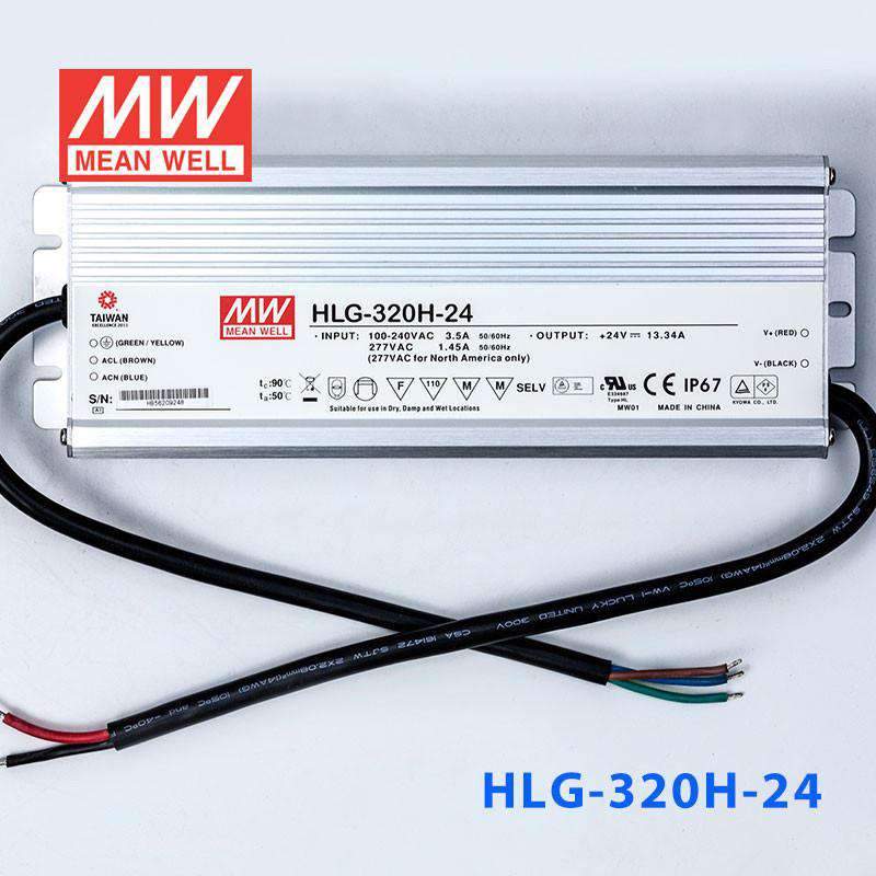 Mean Well HLG-320H-24 Power Supply 320W 24V 13.34A - PHOTO 2