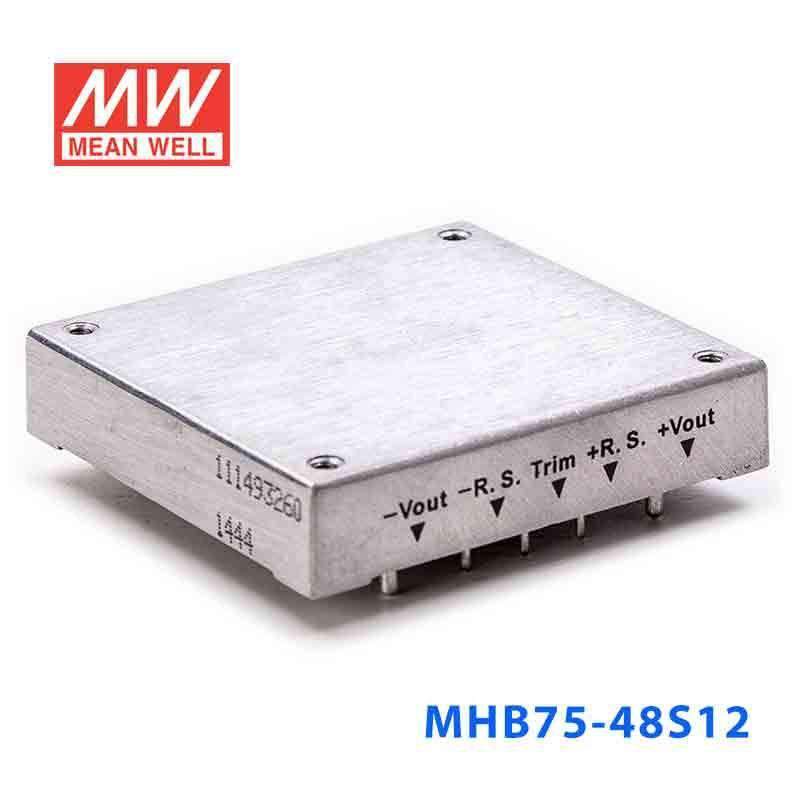 Mean Well MHB75-48S12 DC-DC Converter - 75W - 36~72V in 12V out - PHOTO 1