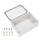 Boxco S-Series 7.48 x 11.02 x 5.12 Inches(190x280x130mm) Plastic Enclosure, IP67, IK08, ABS, Transparent Cover, Screw Type - PHOTO 3