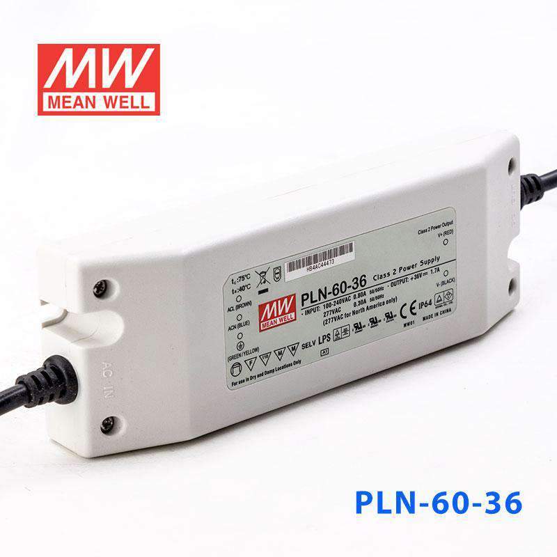 Mean Well PLN-60-36 Power Supply 60W 36V - IP64 1.7A - PHOTO 1