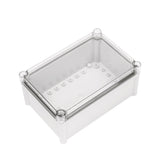 Boxco S-Series 7.48 x 11.02 x 5.12 Inches(190x280x130mm) Plastic Enclosure, IP67, IK08, ABS, Transparent Cover, Screw Type - PHOTO 1