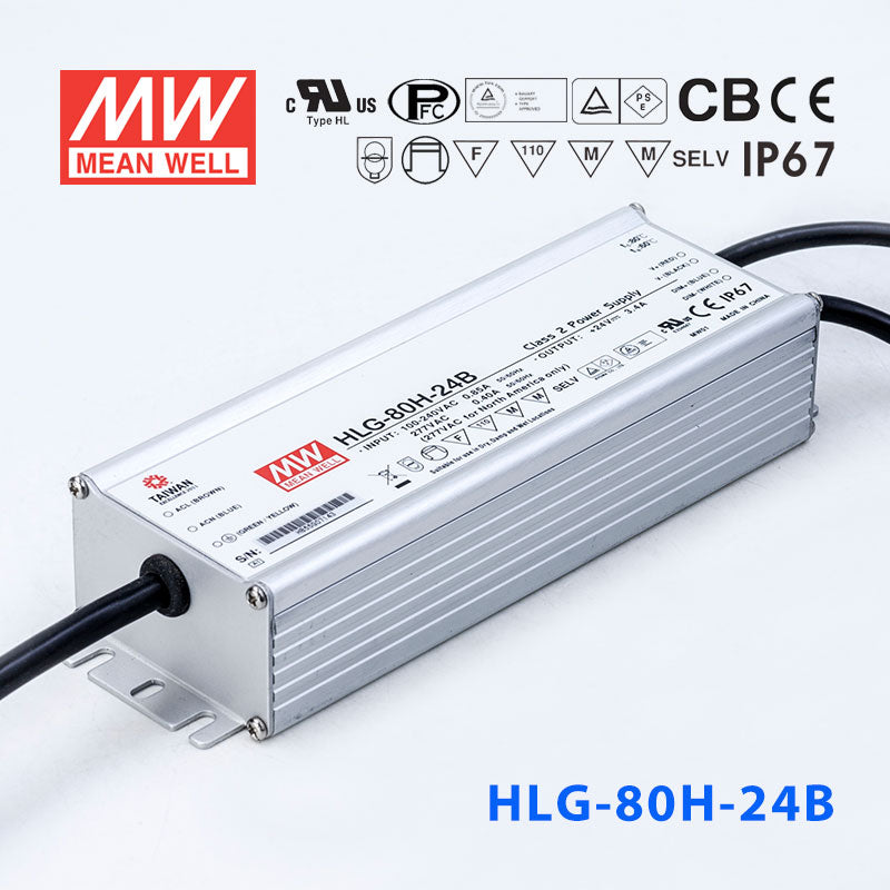 Mean Well HLG Series LED Power Supply 24V  (40~150W)