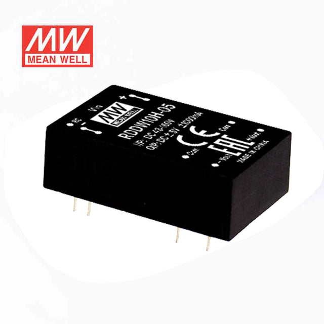 Mean Well RDDW10H-15 DC-DC Converter - 10W - 43~160V in ±15V out