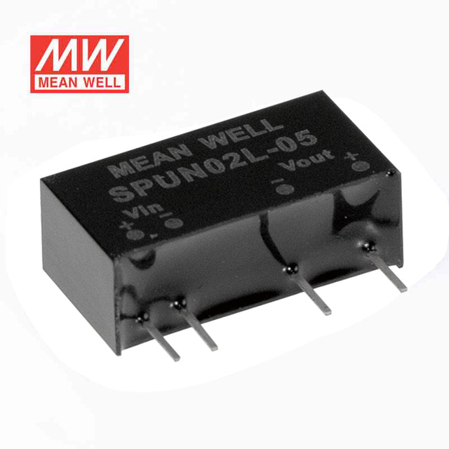 Mean Well SPUN02M-15 DC-DC Converter - 2W - 10.8~13.2V in 15V out