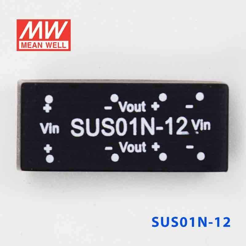 Mean Well SUS01N-12 DC-DC Converter - 1W - 21.6~26.4V in 12V out - PHOTO 2