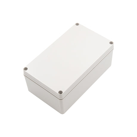 Boxco S-Series 5.91 x 9.84 x 3.94 Inches(150x250x100mm) Plastic Enclosure, IP67, IK08, ABS, Grey Cover, Screw Type - PHOTO 1