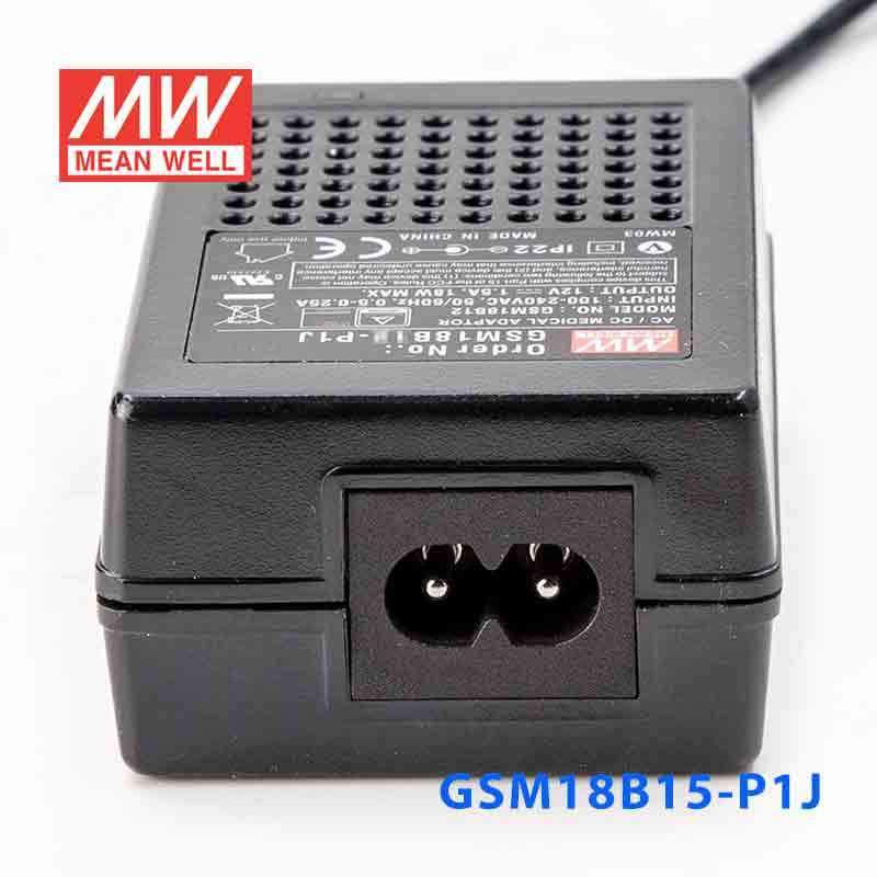 Mean Well GSM18B15-P1J Power Supply 18W 15V 1.2A - PHOTO 3