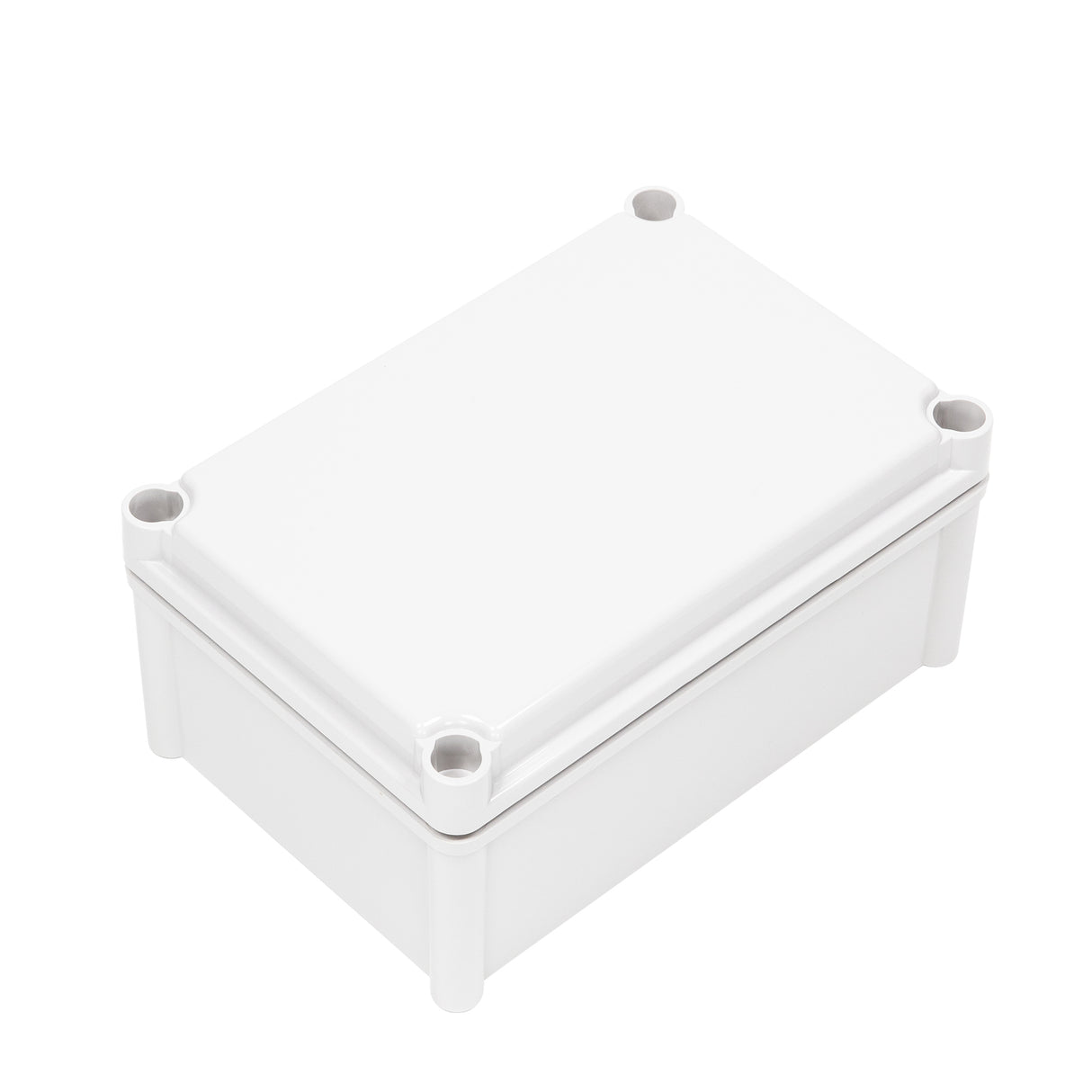 Boxco S-Series 7.48 x 11.02 x 5.12 Inches(190x280x130mm) Plastic Enclosure, IP67, IK08, PC, Grey Cover, Screw Type - PHOTO 1