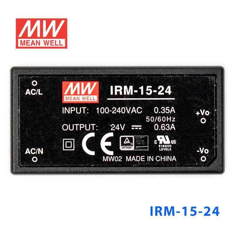 Mean Well IRM-15-24 Switching Power Supply 15.12W 24V 0.63A - Encapsulated - PHOTO 2