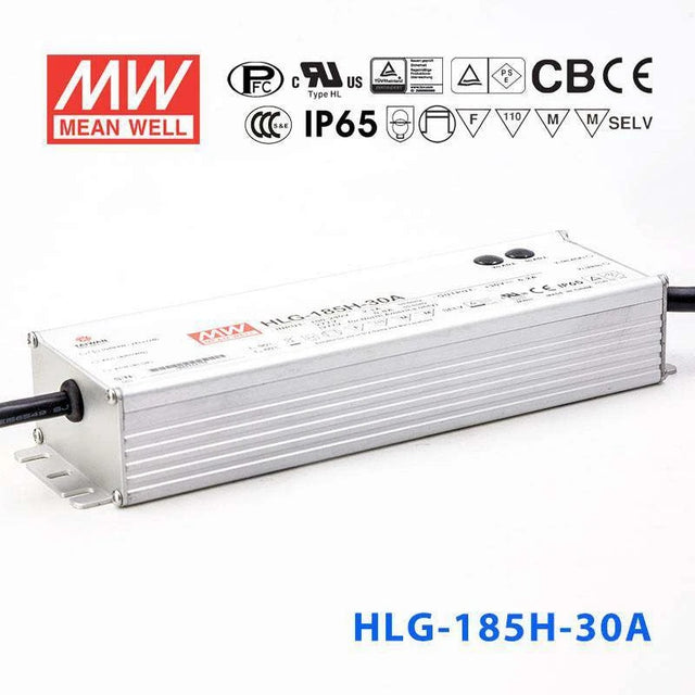 Mean Well HLG-185H-30A Power Supply 185W 30V - Adjustable