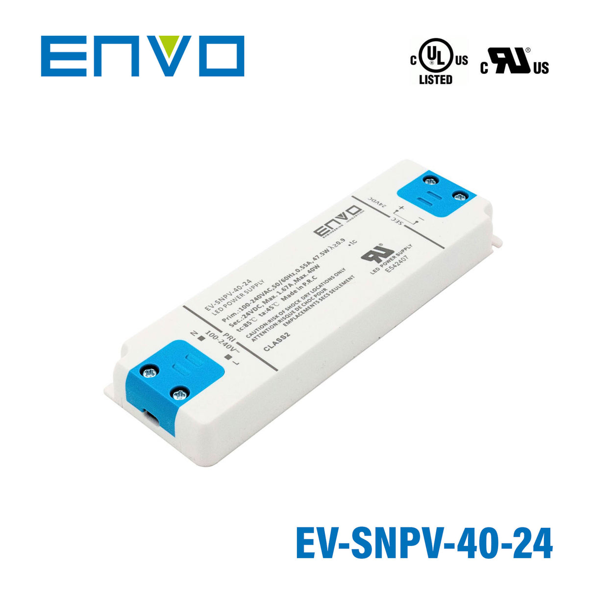 ENVO EV-SNPV-40-24 LED Driver 40W 24V 1.67A