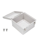 Boxco P-Series 11.81 x 11.81 x 7.09 Inches(300 x 300 x 180mm) Plastic Enclosure, IP67, IK08, ABS, Grey Cover, Molded Hinge and Latch Type - PHOTO 3