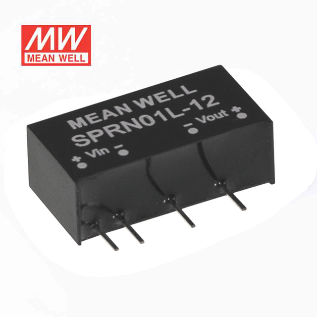 Mean Well SPRN01M-05 DC-DC Converter - 1W - 11.4~13.2V in 5V out