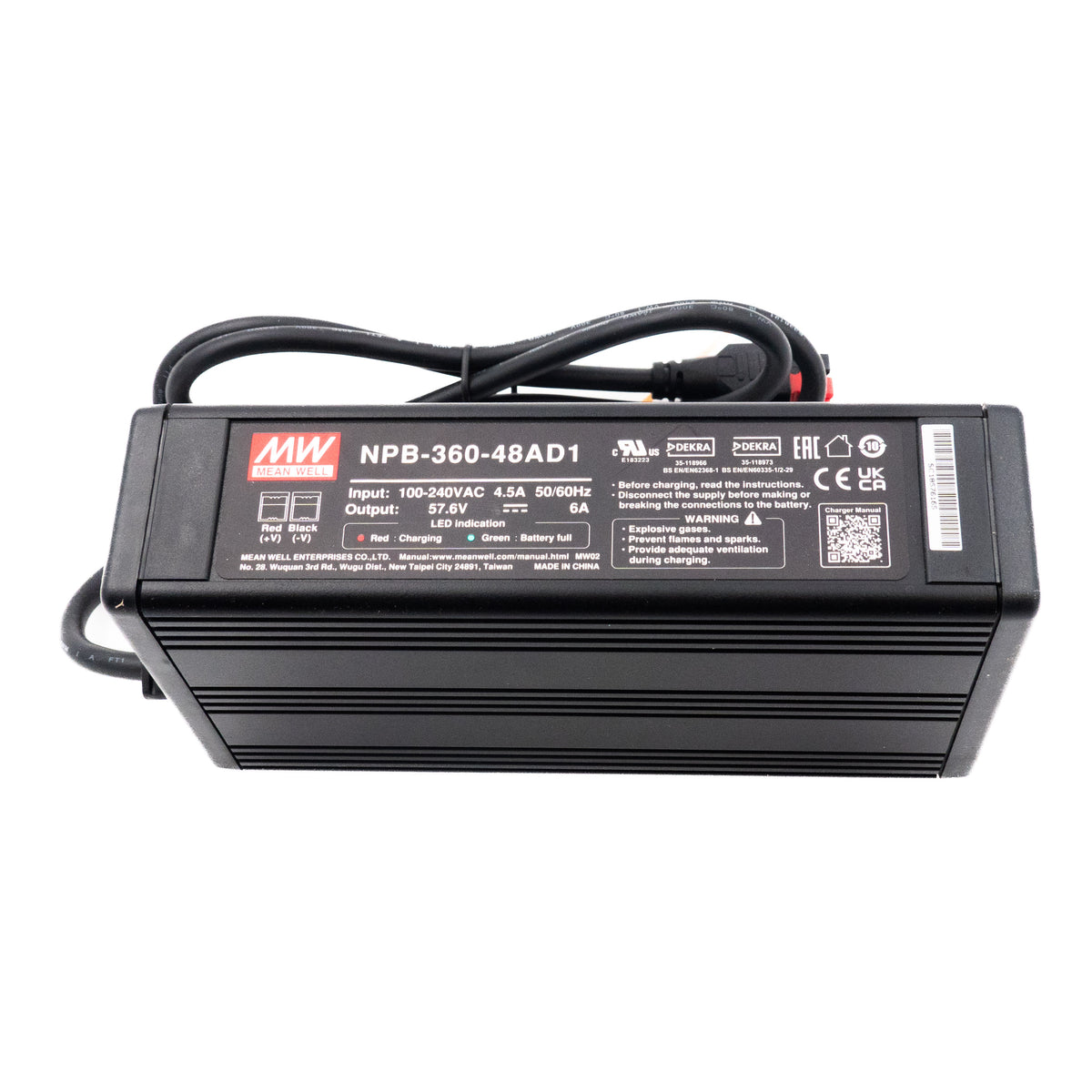 Mean Well NPB-360-12AD1 Battery Charger 360W 12V with Anderson Connector 20A - PHOTO 1