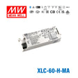 Mean Well XLC-60-H-MA LED Driver 60W 1400mA 9~54V Constant Power, Current Setting by Dip Switch, Matter Wireless Dimming
