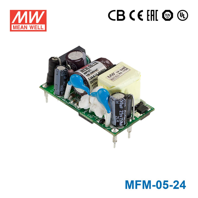 Mean Well MFM-05-24 Power Supply 5W 24V 230mA