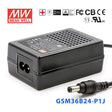Mean Well GSM36B24-P1J Power Supply 36W 24V 1.5A
