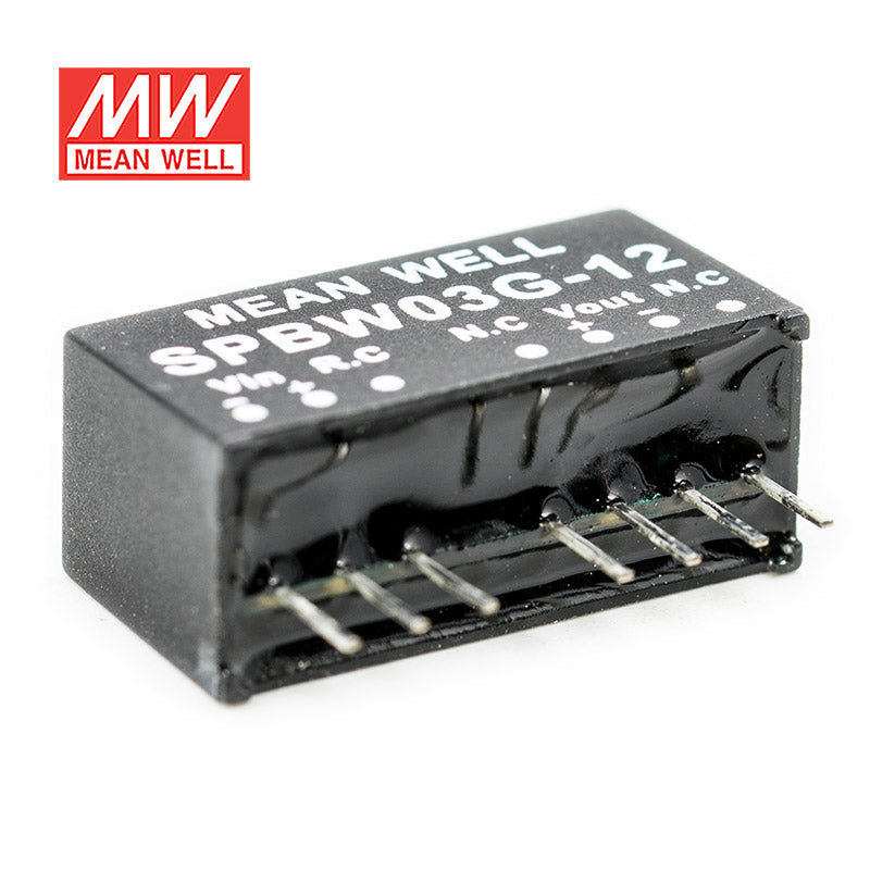 Mean Well SPBW03G-12 DC-DC Converter - 3W - 18~75V in 12V out