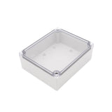 Boxco M-Series 5.91 x 7.09 x 2.36 Inches(150 x 180 x 60mm) Plastic Enclosure, IP67, IK08, PC, Transparent Cover, Screw Type - PHOTO 1