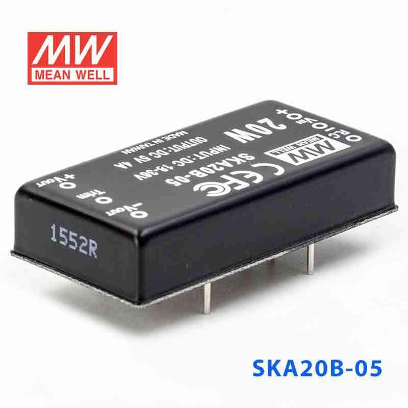 Mean Well SKA20B-05 DC-DC Converter - 20W - 18~36V in 5V out 4A - PHOTO 1