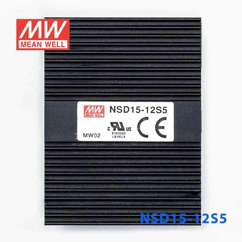 Mean Well NSD15-12S5 DC-DC Converter - 15W - 9.4~36V in 5V out - PHOTO 2