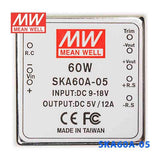 Mean Well SKA60A-05 DC-DC Converter - 60W - 9~18V in 5V out 12A - PHOTO 2