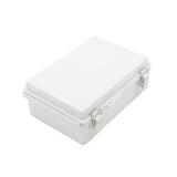 Boxco P-Series 7.48 x 11.02 x 3.94 Inches(190 x 280 x 100mm) Plastic Enclosure, IP67, IK08, ABS, Grey Cover, Molded Hinge and Latch Type - PHOTO 1