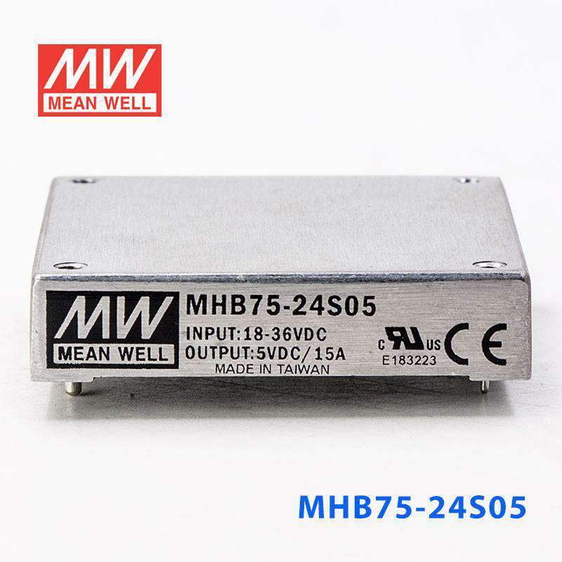 Mean Well MHB75-24S05 DC-DC Converter - 75W - 18~36V in 5V out - PHOTO 2