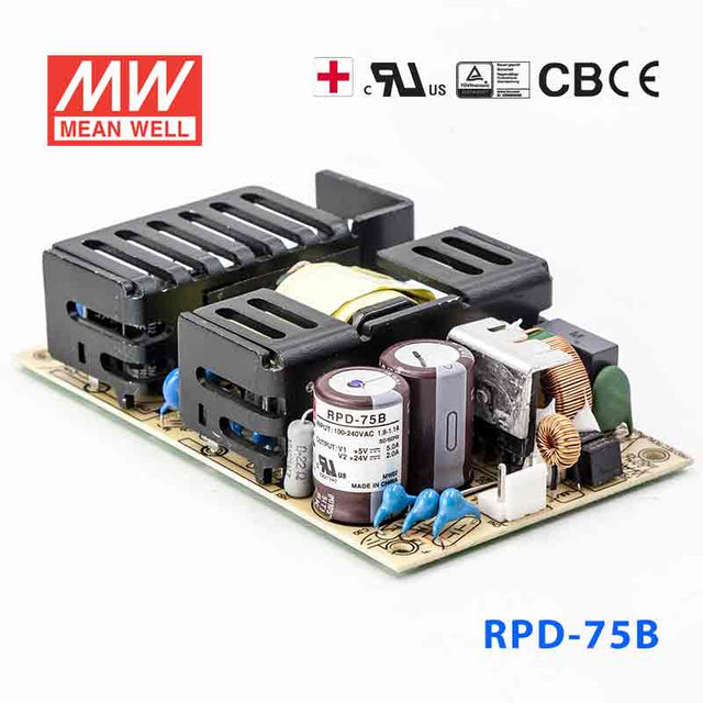 Mean Well RPD-75B Power Supply 75W 5V 24V