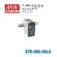 Mean Well XTR-480-48LA Three Phase Din Rail Power Supply 480W 48V - Lever-Actuated