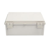 Boxco Q-Series 6.30 x 8.27 x 3.94 Inches(160 x 210 x 100mm) Plastic Enclosure, IP67, IK08, PC, Grey Cover, Plastic Hinge and Latch Type - PHOTO 1