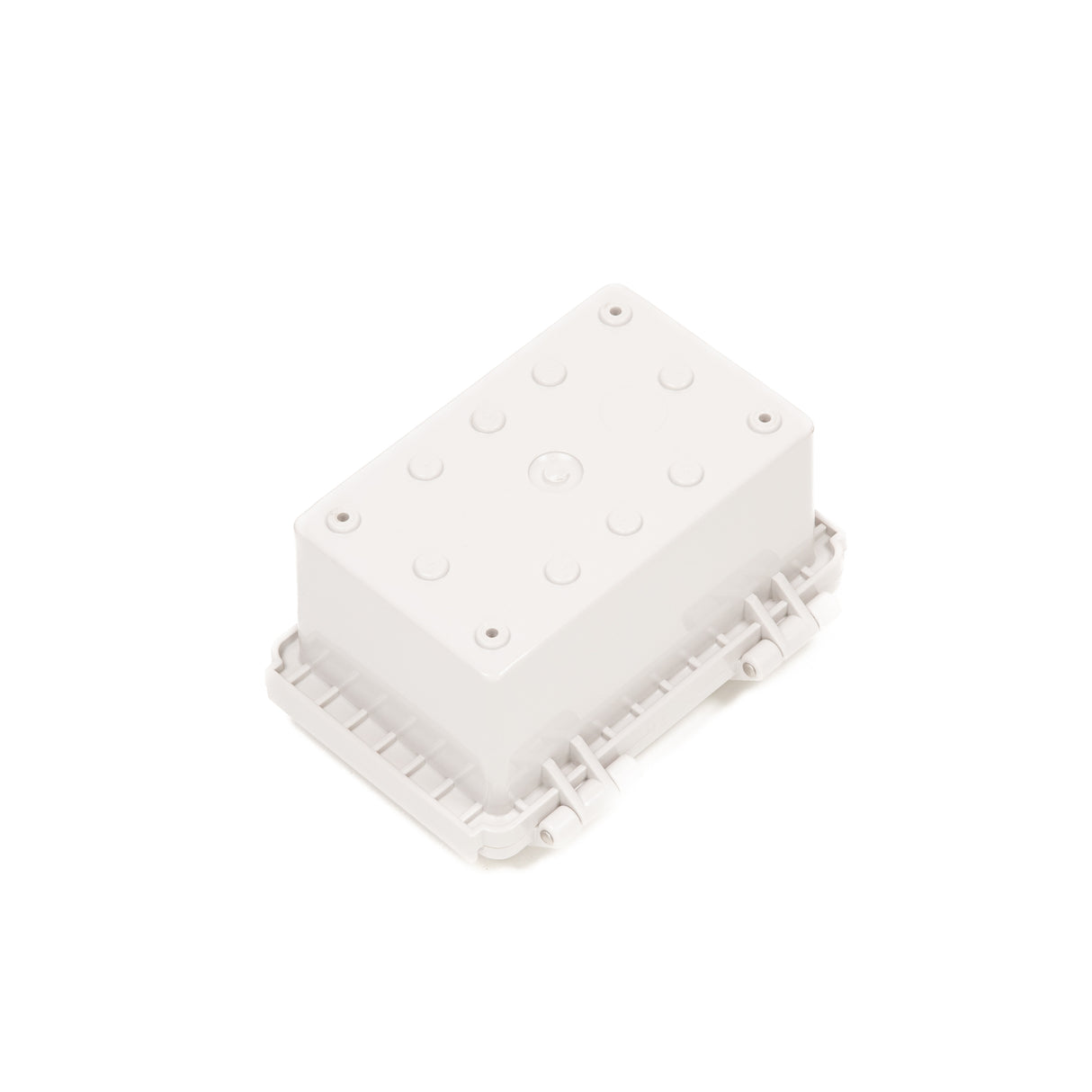 Boxco P-Series 6.30 x 8.27 x 5.12 Inches(160 x 210 x 130mm) Plastic Enclosure, IP67, IK08, ABS, Grey Cover, Molded Hinge and Latch Type - PHOTO 2