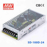 Mean Well SD-100D-24 DC-DC Converter - 100W - 72~144V in 24V out 4.2A