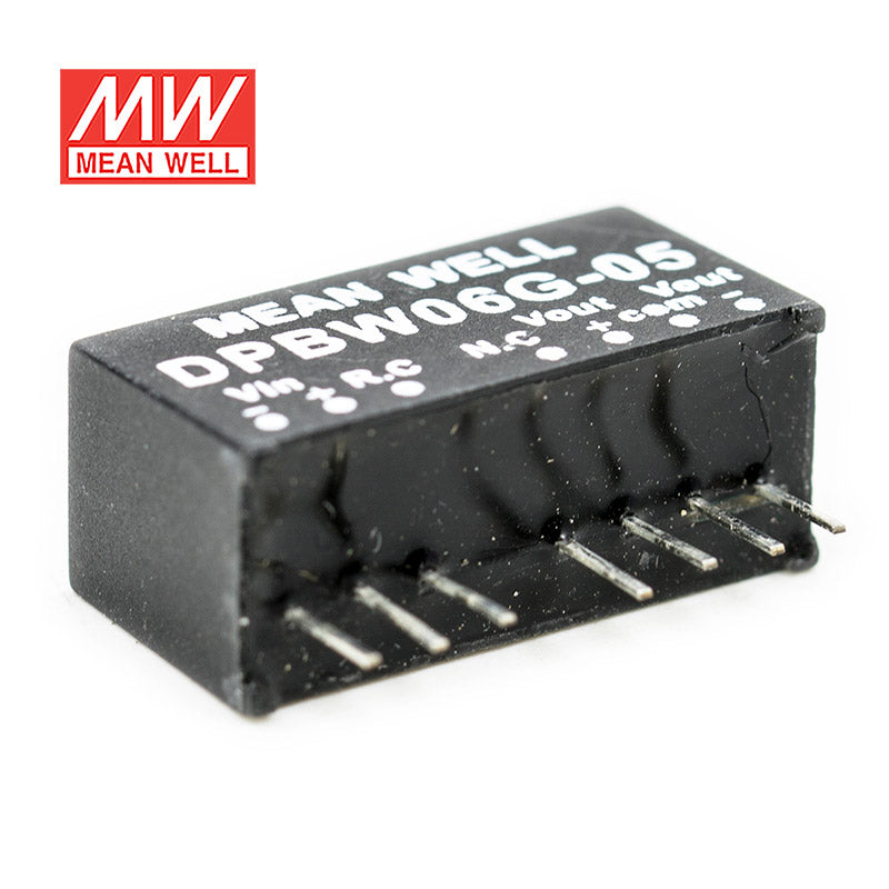 Mean Well DPBW06G-05 DC-DC Converter - 6W - 18~75V in ±5V out