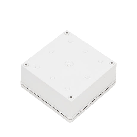 Boxco M-Series 5.12 x 5.12 x 2.36 Inches(130 x 130 x 60mm) Plastic Enclosure, IP67, IK08, ABS, Grey Cover, Screw Type - PHOTO 1