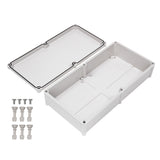 Boxco S-Series 11.02 x 22.05 x 5.12 Inches(280x560x130mm) Plastic Enclosure, IP67, IK08, ABS, Grey Cover, Screw Type - PHOTO 2