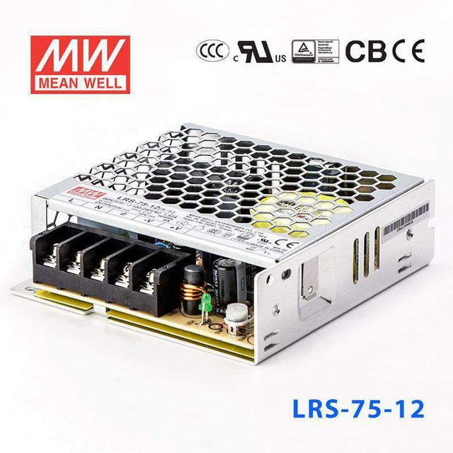 Mean Well LRS-75-12 Power Supply 75W 12V