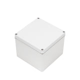Boxco S-Series 7.87 x 7.87 x 6.3 Inches(200x200x160mm) Plastic Enclosure, IP67, IK08, ABS, Grey Cover, Screw Type - PHOTO 1