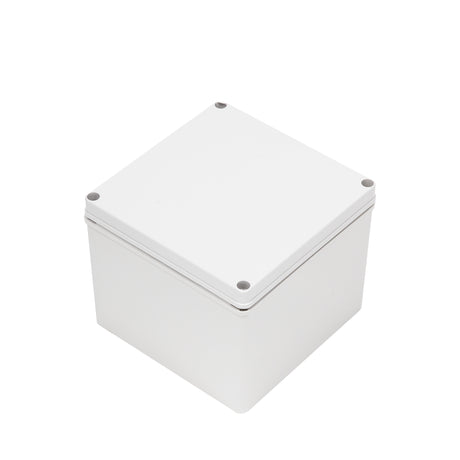 Boxco S-Series 7.87 x 7.87 x 6.3 Inches(200x200x160mm) Plastic Enclosure, IP67, IK08, ABS, Grey Cover, Screw Type - PHOTO 1