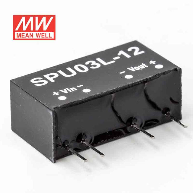 Mean Well SPU03L-12 DC-DC Converter - 3W - 10.8~13.2V in 5V out