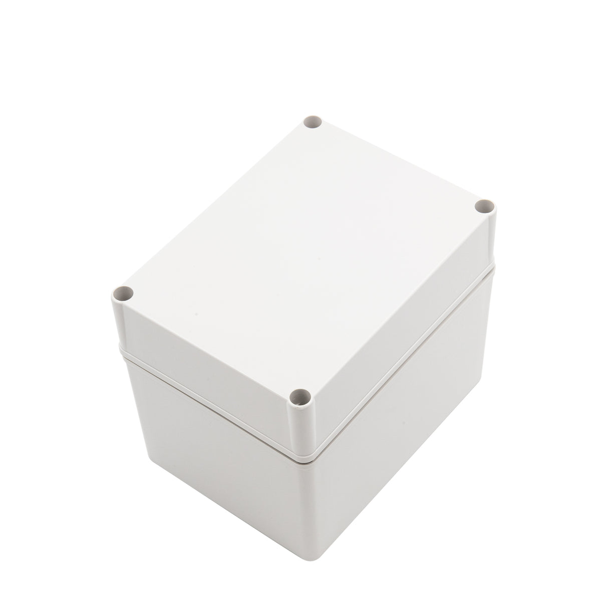 Boxco S-Series 5.91 x 7.87 x 6.3 Inches(150x200x160mm) Plastic Enclosure, IP67, IK08, PC, Grey Cover, Screw Type - PHOTO 1
